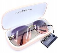 OKULARY PRZECIWSŁONECZNE DAMSKIE EXCLUSIVE z ETUI