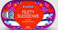 EVRA FILETY ŚLEDZIOWE W POMIDORACH 170G
