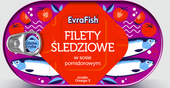 EVRA FILETY ŚLEDZIOWE W POMIDORACH 170G