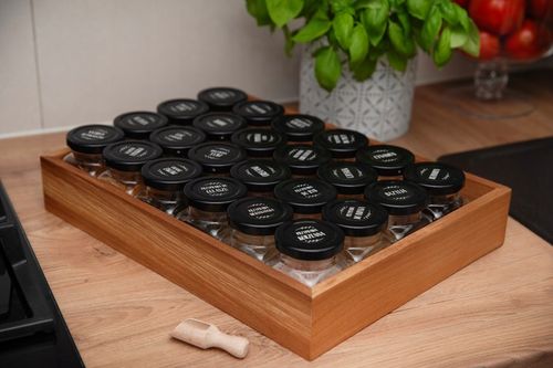 Pojemniki na przyprawy 24 szt 120ml organizer słoiczki słoiki na Arena.pl