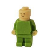 Cukrowy ludzik - figurka na tort - zielony