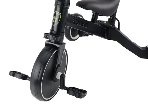 Rower Trójkołowy PRO50 Rowerek Z Rączką Do Prowadzenia Czarny na Arena.pl