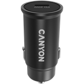 CANYON Ładowarka samochodowa C-20 PD 20W USB-C Czarna