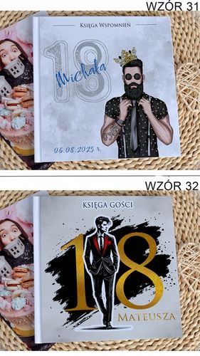 Księga gości karty białe na urodziny rocznice nietypowe okazje na Arena.pl