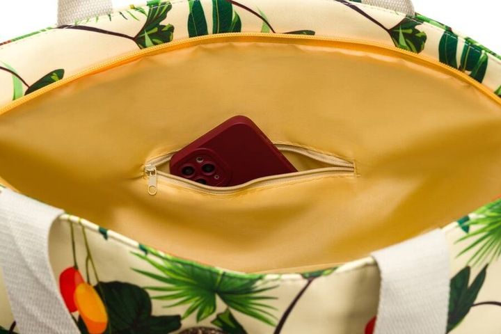 Torba Plażowa Duża Zapinana Na Zamek Torebka Shopper z Podszewką Piknik XXL zdjęcie 4