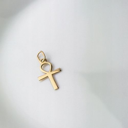 Złota zawieszka krzyżyk Ankh - pr. 585 na Arena.pl