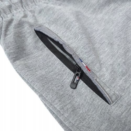 KRÓTKIE SPODENKI męskie DRESOWE z KIESZENIAMI na ZAMEK dresy szorty, r. 4XL na Arena.pl