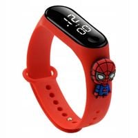ZEGAREK smartwatch DLA DZIECI LED OPASKA SPIDERMAN PREZENT