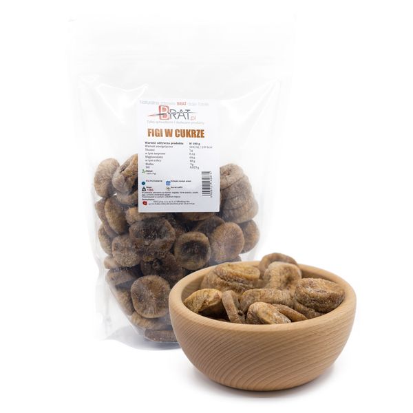 Figi suszone w cukrze 1kg zdjęcie 1
