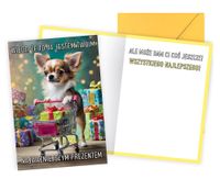 karnet  Urodziny (prezenty, piesek) PP-2271