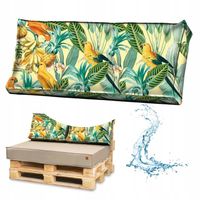 Poduszka ogrodowa Poducha na meble z europalet Oparcie Wodoodporna BLOMSTER