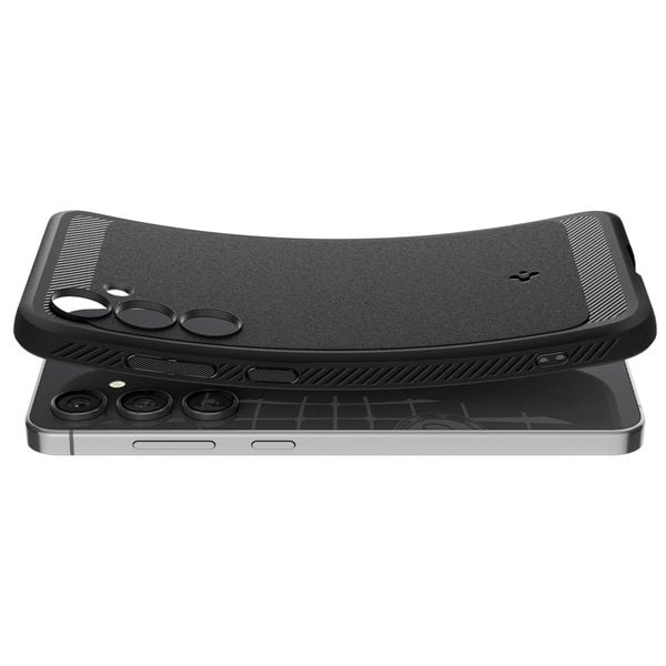 SPIGEN RUGGED ARMOR GALAXY S24 FE MATTE BLACK zdjęcie 5