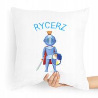 Poduszka Prezent Dla Dzieci Syna Super Rycerz Z Nadrukiem Ze Zdjęciem