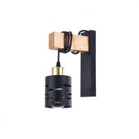 KINKIET LED ELEN NOWOCZESNY 35W E27 CZARNY IP20