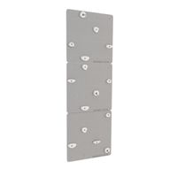 ścianka wspinaczkowa kwadrat 3 szare - chwyty białe