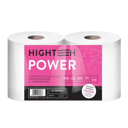 Czyściwo profesjonalne POWER 2W op./2szt. 1100 listków na Arena.pl