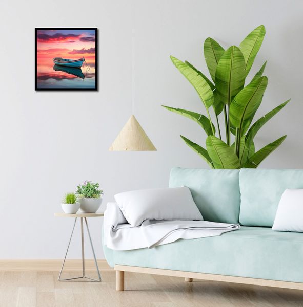 Plakat 40x40cm Spokój przed Połowem zdjęcie 4
