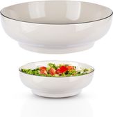 KITCHTIC Ceramiczna Miska 250 ml Biała 21 cm x 7 cm