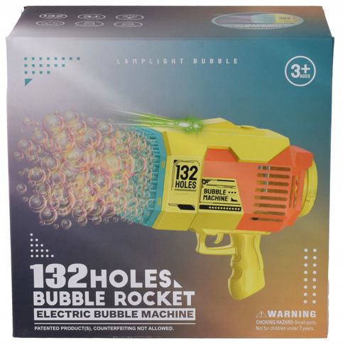 PISTOLET DUŻY AUTOMAT MASZYNKA DO BANIEK MYDLANYCH NA AKUMULATOR DLA DZIECI na Arena.pl