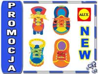 ALEX A1457 Nauka sznurowania BUCIKI