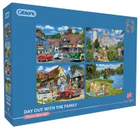 Puzzle 4x500 Rodzinna wycieczka 113739