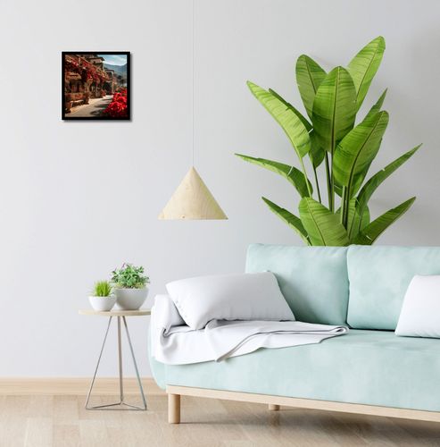 Plakat 30x30cm Czerwona Idylla na Arena.pl