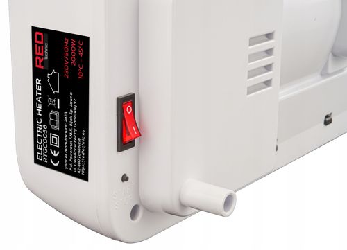 KURTYNA powietrzna GRZEJNIK ceramiczny TERMOWENTYLATOR ścienny 2000W PILOT na Arena.pl