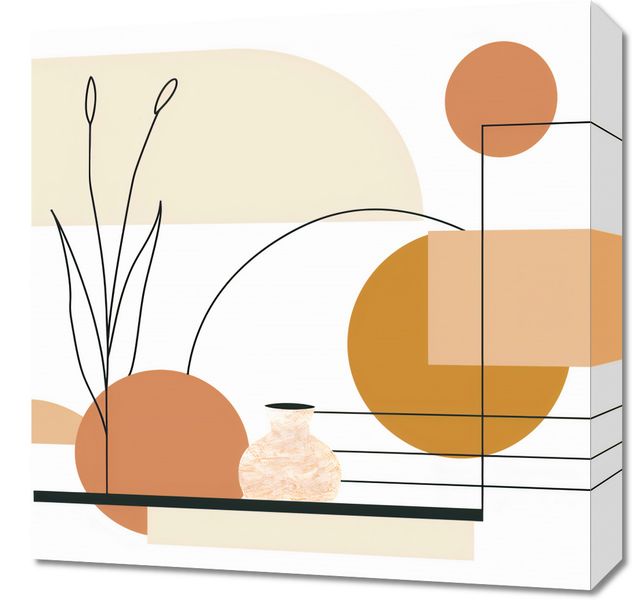 Obraz 50x50cm Terrakotowy Krzyk zdjęcie 1