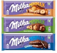 3x Milka Zestaw Czekolada MMMAX Duża Oreo Toffee Hazelnuts 300g