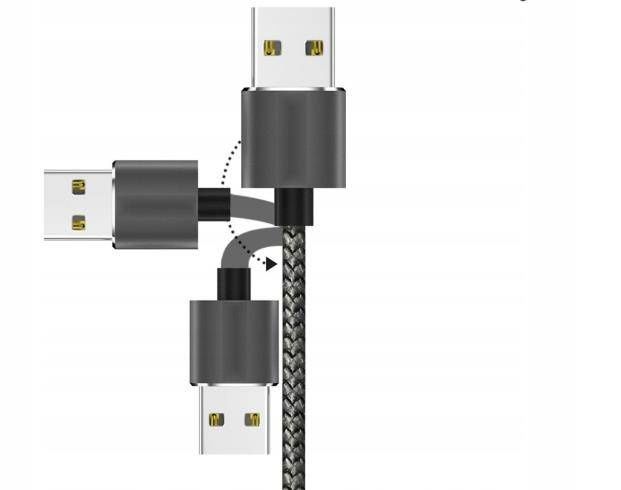 KABEL MAGNETYCZNY LED microUSB iPhone USB C zdjęcie 3