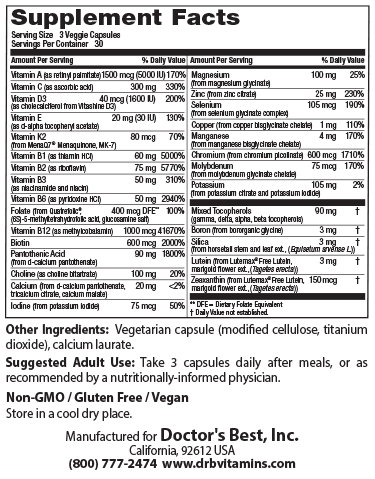 Doctor's Best Multiwitamina Multi-Vitamin 90 kaps na Arena.pl