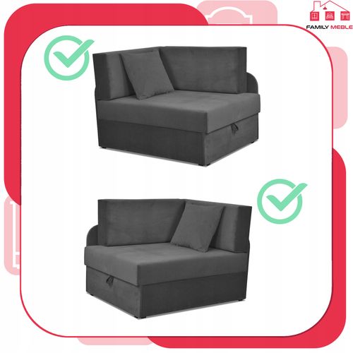 Narożnik dziecięcy Denis rozkładany pojemnik łóżko dla dzieci materac kubuś na Arena.pl