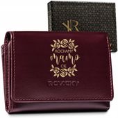 Damski portfel dla mamy Portfele z grawerem TWÓJ TEKST personalizowany