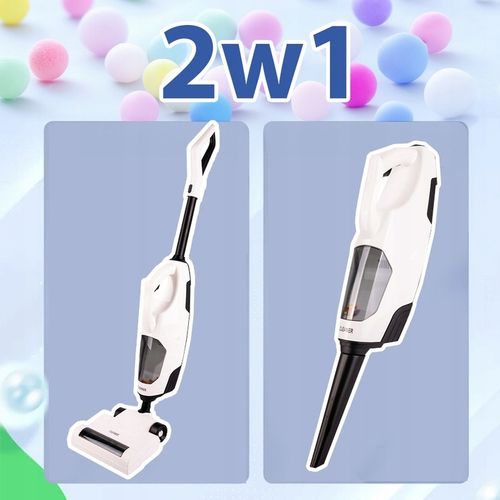 ODKURZACZ PIONOWY DLA DZIECI BEZPRZEWODOWY Z FUNKCJĄ SSANIA Z DŹWIĘKIEM 2w1 na Arena.pl