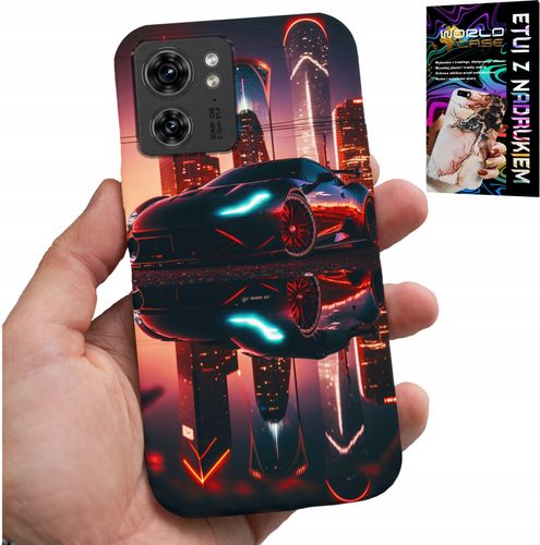 ETUI DO MOTOROLA EDGE 40 - SAMOCHODY FAN, WZORY DLA MĘŻCZYZN +FOLIA na Arena.pl