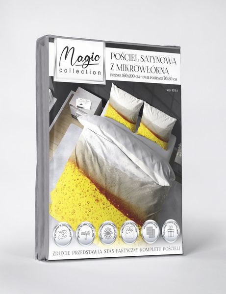 Pościel 3D 160X200 Satynowa Piwo zdjęcie 5