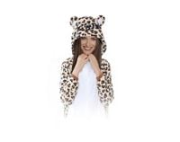Leopard Kigurumi Onesie dres piżama kombinezon S