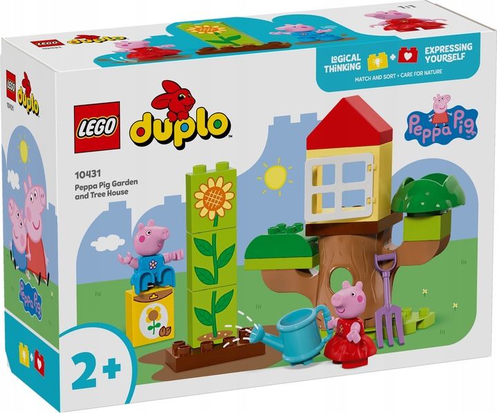 LEGO DUPLO ŚWINKA PEPPA Dom na drzewie 10431 +Torba - Duże klocki od 2 lat zdjęcie 6