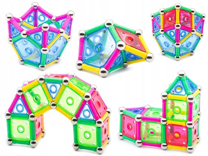KLOCKI MAGNETYCZNE PANELS 110 MAGNETIC WORLD KLOCKI KONSTRUKCYJNE MAGNES zdjęcie 2