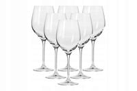 Kieliszki do Wina Białego Wody Krosno Harmony 6 x 370 ml Klasyczne Zestaw