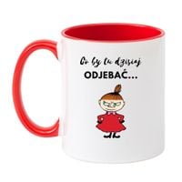 KUBEK "CO BY TU DZISIAJ ODJEBAĆ..." Wzór - Klasyczny Biało-Czerwony 330 ml