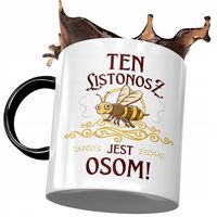 Kubek Czarny Listonosza Ten Listonosz Jest Osom Z Nadrukiem Ze Zdjęciem