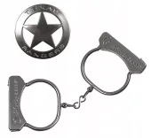 Zestaw COWBOY Gwiazda Szeryfa i Kajdanki - GONHER