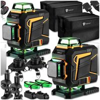 POZIOMICA LASEROWA 360 PRO PŁASZCZYZNOWA 4D LASER KRZYŻOWY ZIELONY