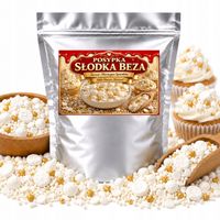 POSYPKA CUKROWA SŁODKA BEZA BIAŁO-ZŁOTA DO TORTÓW BABECZEK DESERÓW 25G