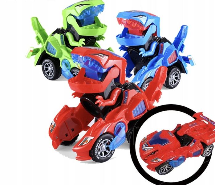 AUTO ROBOT DINOZAUR TRANSFORMUJĄCE AUTKO BOT 2w1 zdjęcie 8