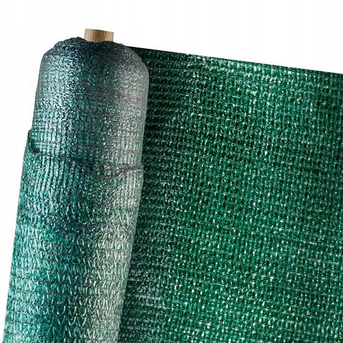 Siatka MASKUJĄCA Cieniująca ZIELONA na OGRODZENIE Płot 90% Osłona 1,5m 25m na Arena.pl