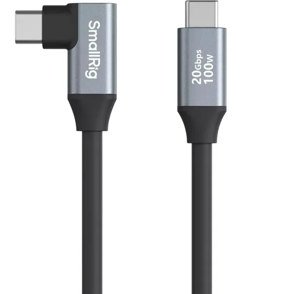 Smallrig 4791 Kabel danych USB-C (prosty) do USB-C (kątowy) 60 cm zdjęcie 1