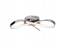 Lampa sufitowa LED nowoczesna dekoracyjna chrom do sypialni 3000K Maxlight