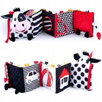 SENSORYCZNA KSIĄŻECZKA HARMONIJKA KRÓWKA 81044 BALIBAZOO JOLLY BABY